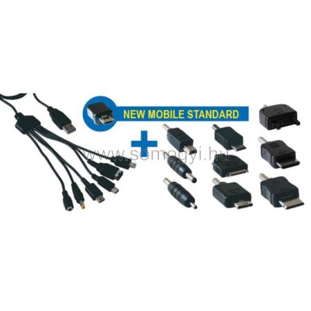 USB töltő / adatkábel szett SA 029