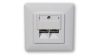 WO-332 2 portos RJ45 fali csatlakozó aljzat WO-332 2 portos RJ45 fali csatlakozó aljzat